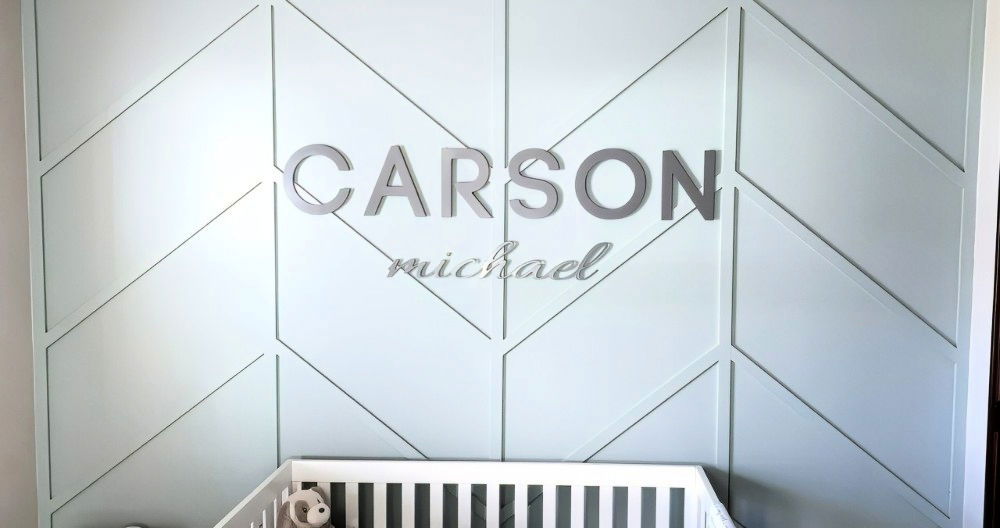 DIY Nursery Accent Wall for A Dreamy Space