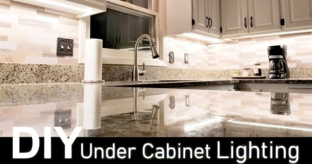 How to Install DIY Under Cabinet Lighting