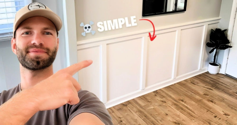 Make a Stylish DIY Wainscoting Accent Wall in Any Space