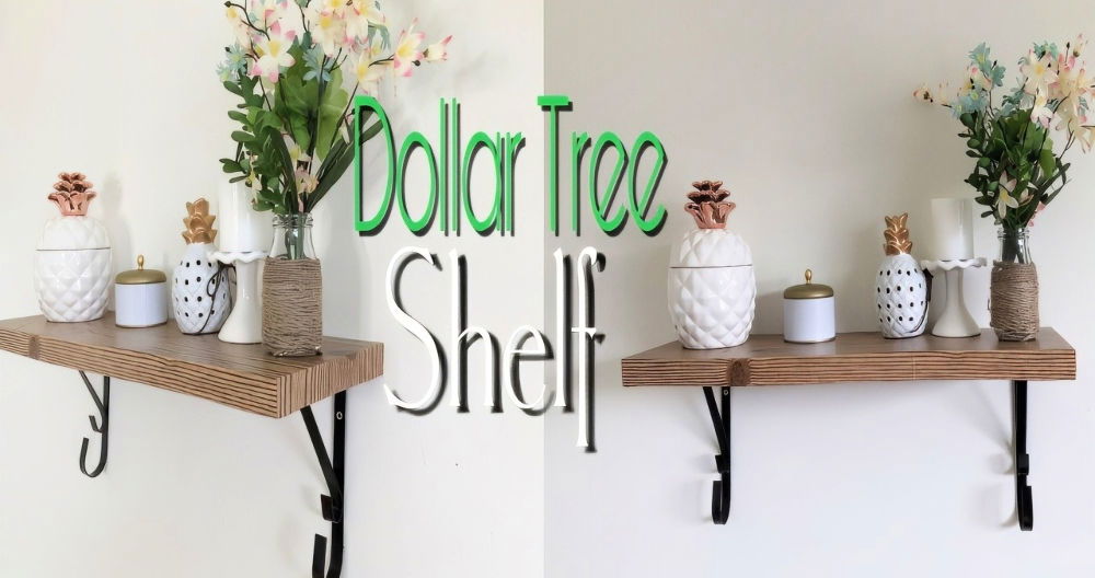 Build a DIY Dollar Tree Shelf for Under $10