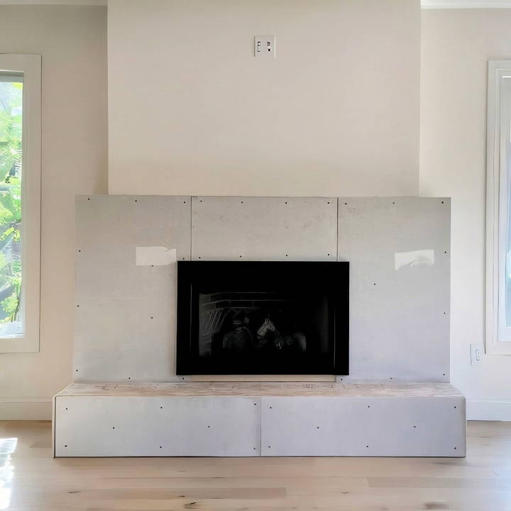 how to build a fireplace step by step