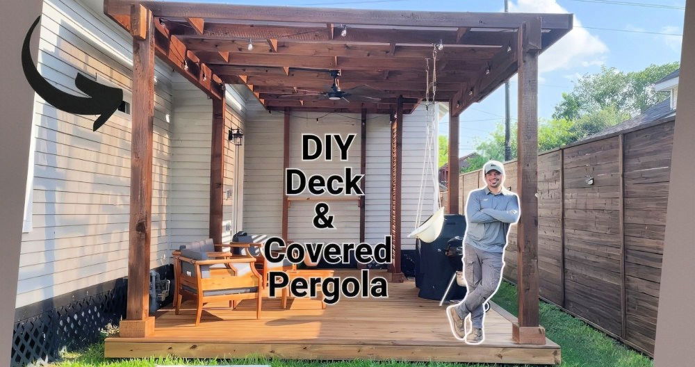 Building a DIY Pergola on A Deck