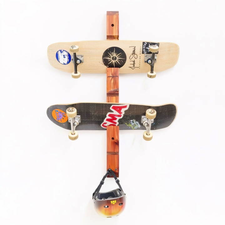 how to build a skateboard rack