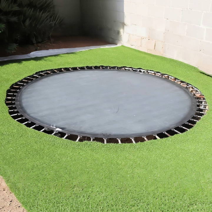 how to build an inground trampoline