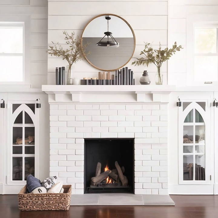 how to clean a gas fireplace