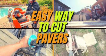 how to cut pavers with angle grinder