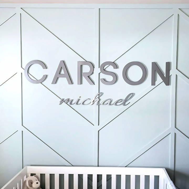 how to make a nursery accent wall