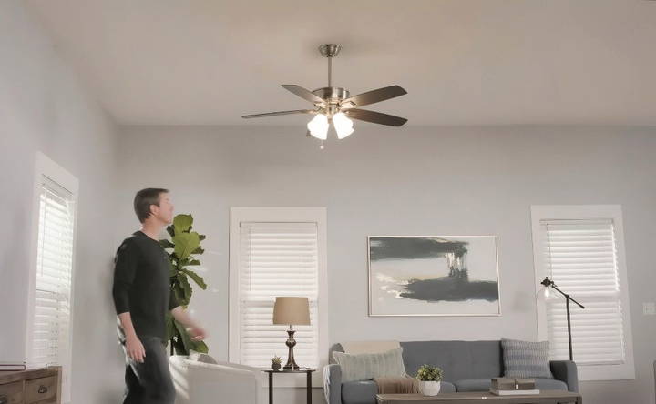 installing a ceiling fan step by step