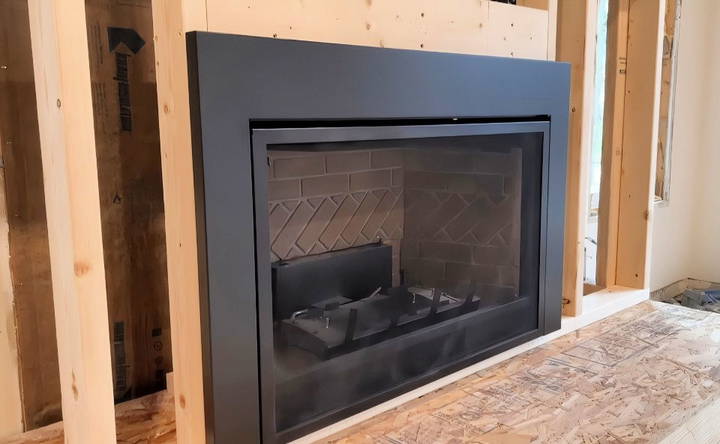 installing the fireplace insert