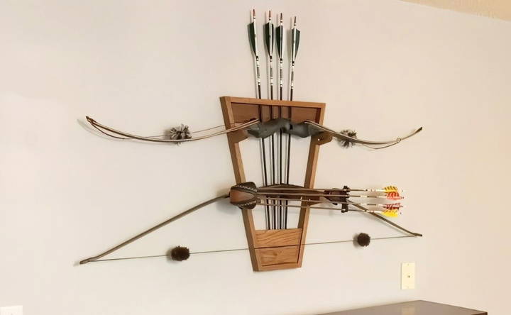 make your own bow rack