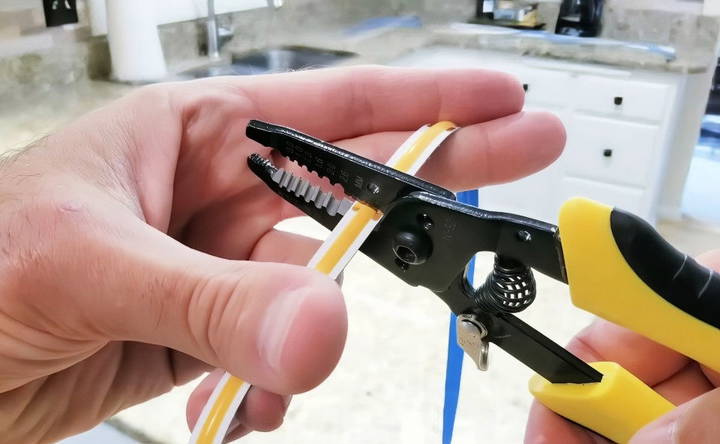 measure and cut aluminum channels and led strips