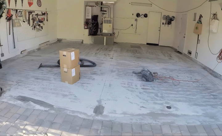 prepare the garage floor