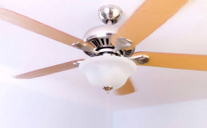 replace a ceiling fan with pictures