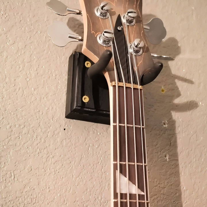 simple DIY guitar wall mount under $3