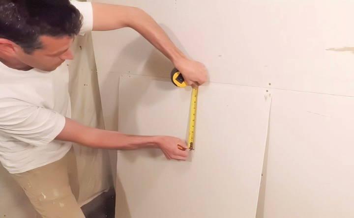 the drywall slide cut technique