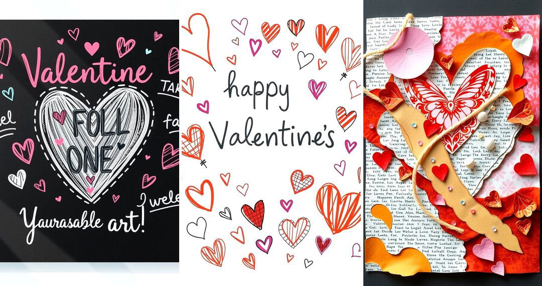 20 Handmade Valentines Day Card Ideas