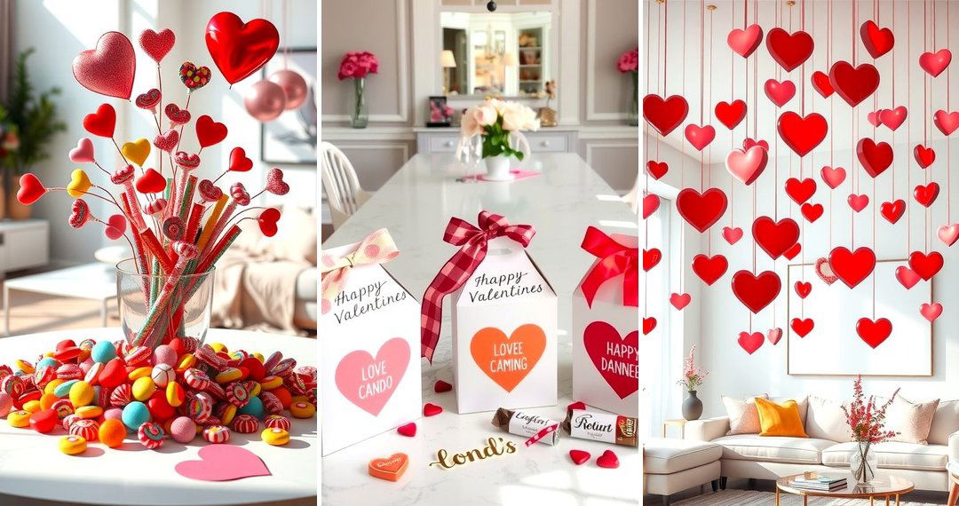20 Valentines Day Candy Crafts and Sweet DIY Gifts
