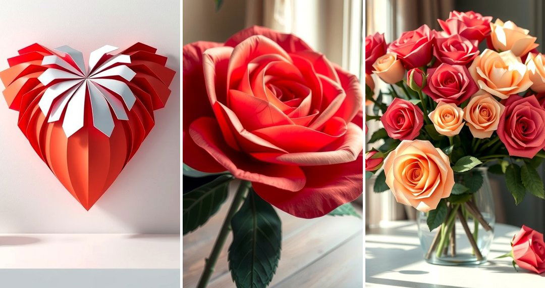 20 Valentine’s Day Paper Crafts (Origami, Cards & More)