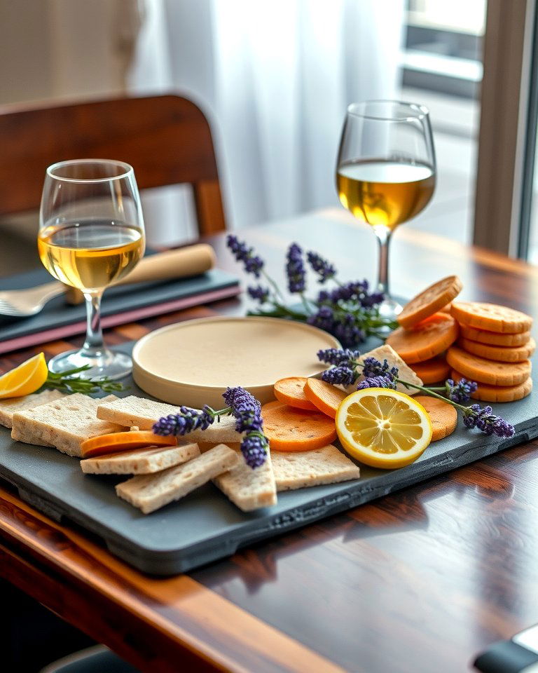 Luscious Lavender and Lemon Zest Spread - 20 Valentines Day Charcuterie Board Ideas