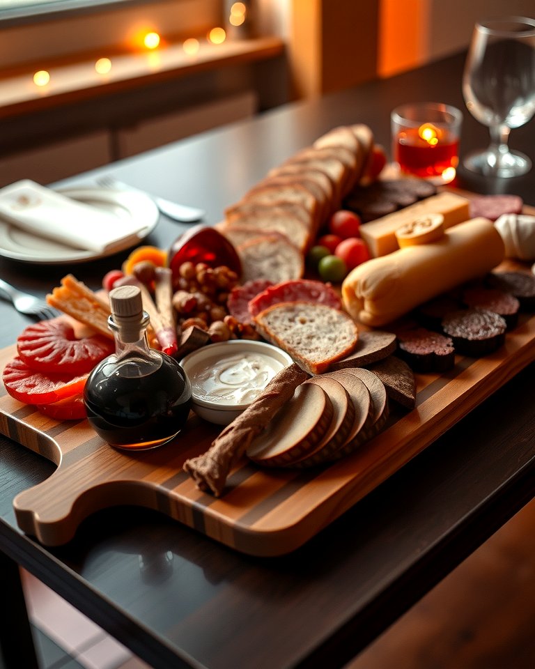 Mystic Maple and Mustard Infusion - 20 Valentines Day Charcuterie Board Ideas
