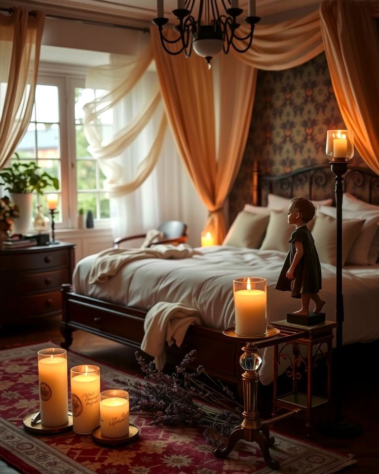 Romantic Candlelit Ambiance - 15 Romantic Valentine's Day Bedroom Decor Ideas for Couples