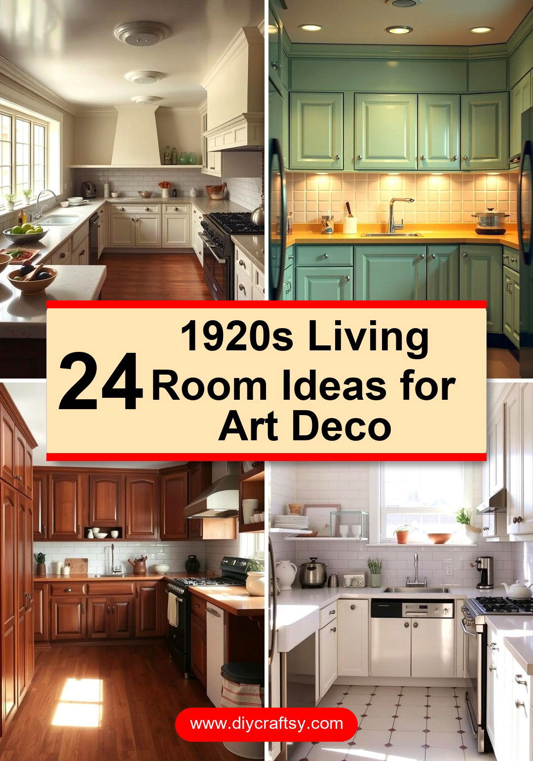 1920s Living Room Ideas for Art Deco Elegance