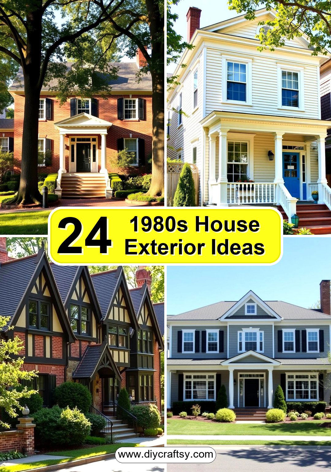 1980s House Exterior Ideas
