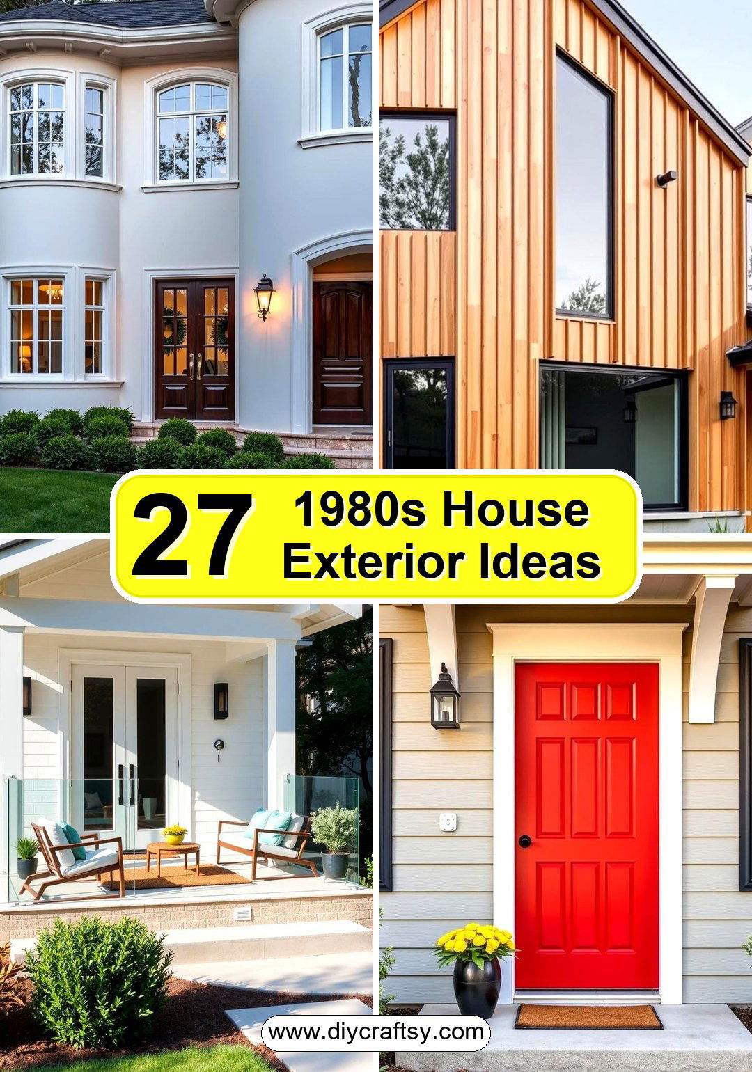 1980s House Exterior Ideas