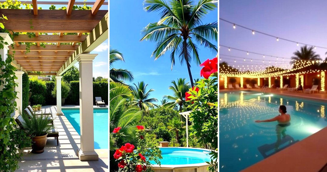 24 Above Ground Pool Landscaping Ideas for Backyard Bliss