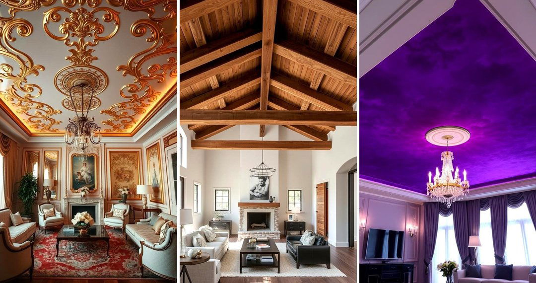 24 Accent Ceiling Ideas to Elevate Your Room's Design