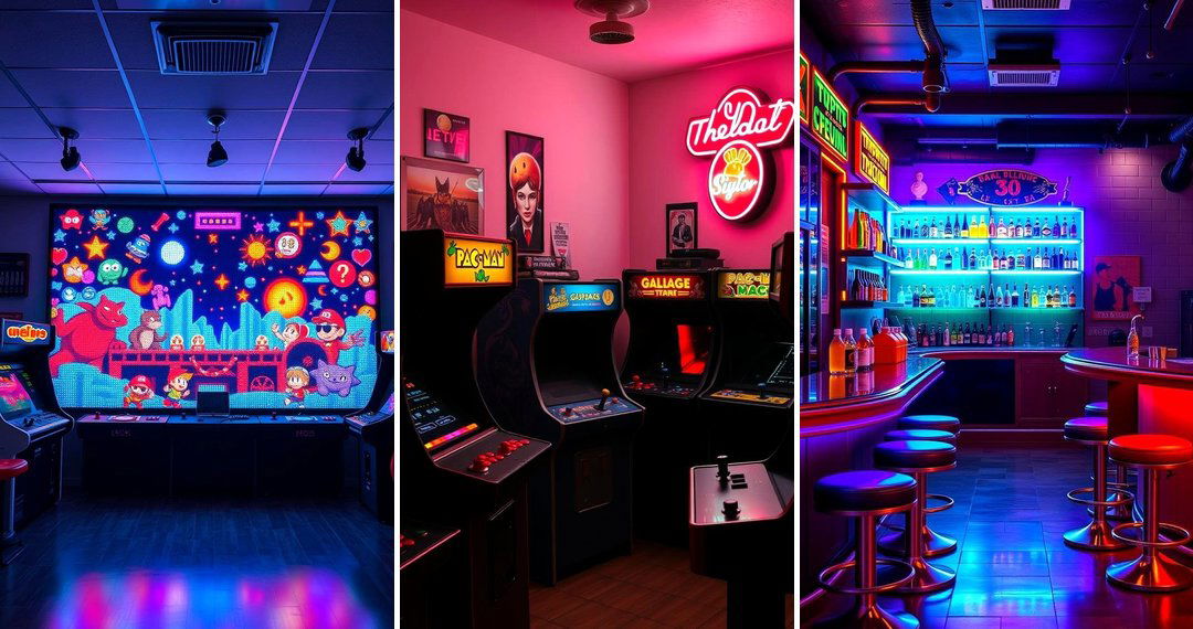 24 Arcade Room Ideas for Gaming Enthusiasts & Retro Fans