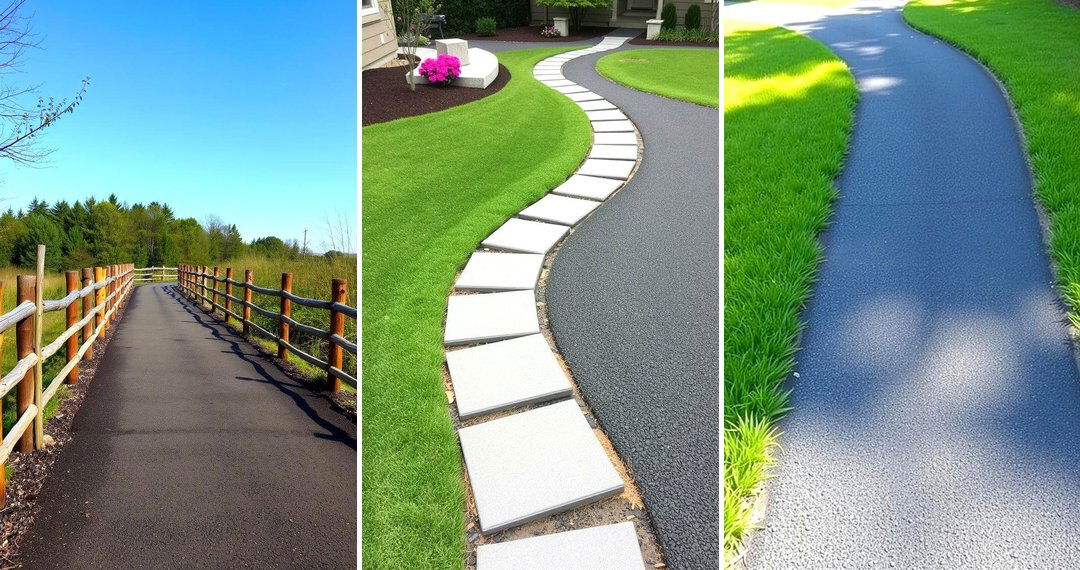 24 Asphalt Walkway Ideas: Durable & Affordable Pathways