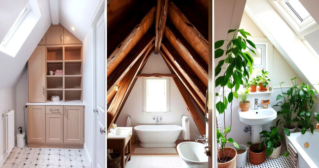 24 Attic Bathroom Ideas: Space-Saving Solutions & Luxury