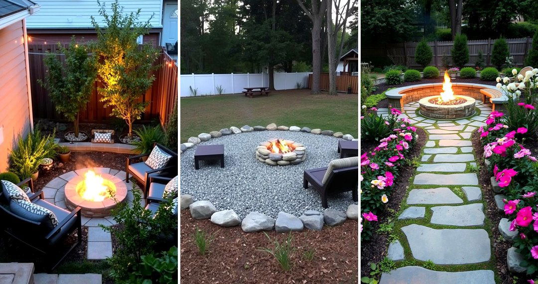 24 Backyard Fire Pit Landscaping Ideas for Cozy Spaces