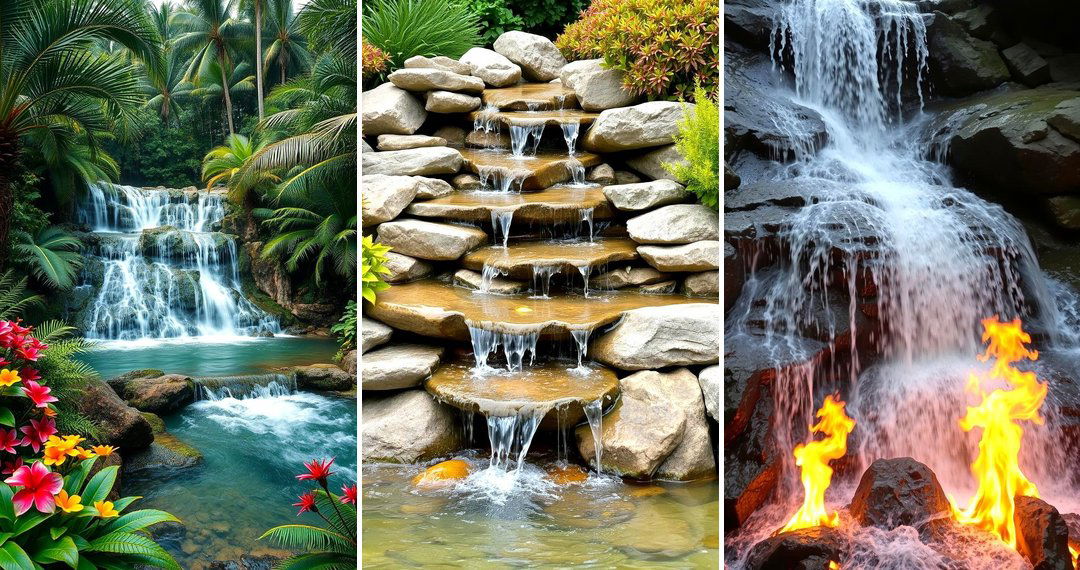 24 Backyard Waterfall Ideas to Create a Serene Outdoor Oasis