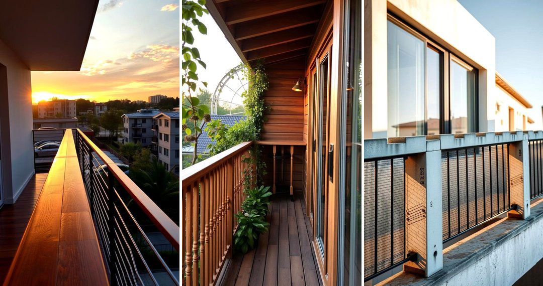 24 Balcony Railing Design Ideas for Style and Safety