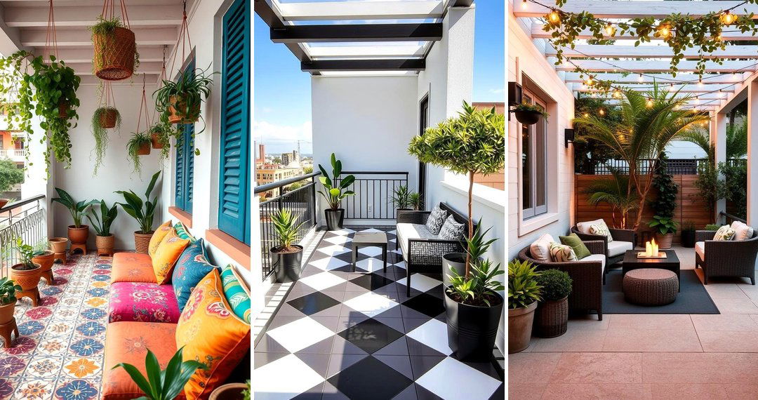 24 Balcony Tiles Ideas to Elevate Your Outdoor Space Aesthetic
