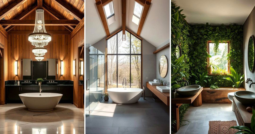 24 Barndominium Bathroom Ideas: Rustic-Modern Style