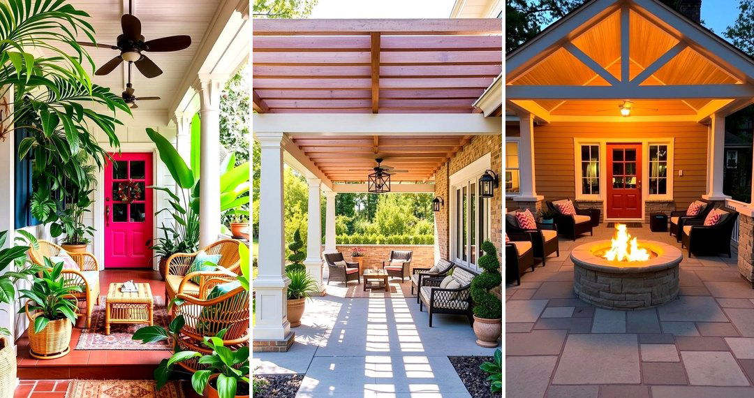 24 Barndominium Front Porch Ideas for Rustic-Chic Entryways