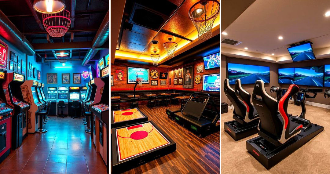 24 Basement Game Room Ideas for Entertainment & Fun