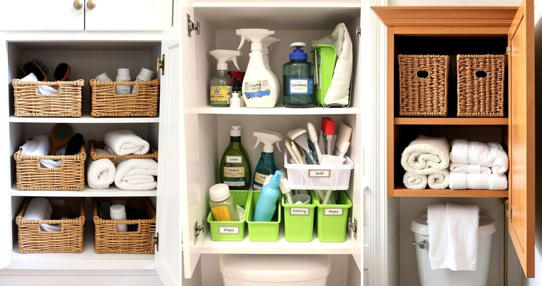 24 Bathroom Cabinet Organization Ideas