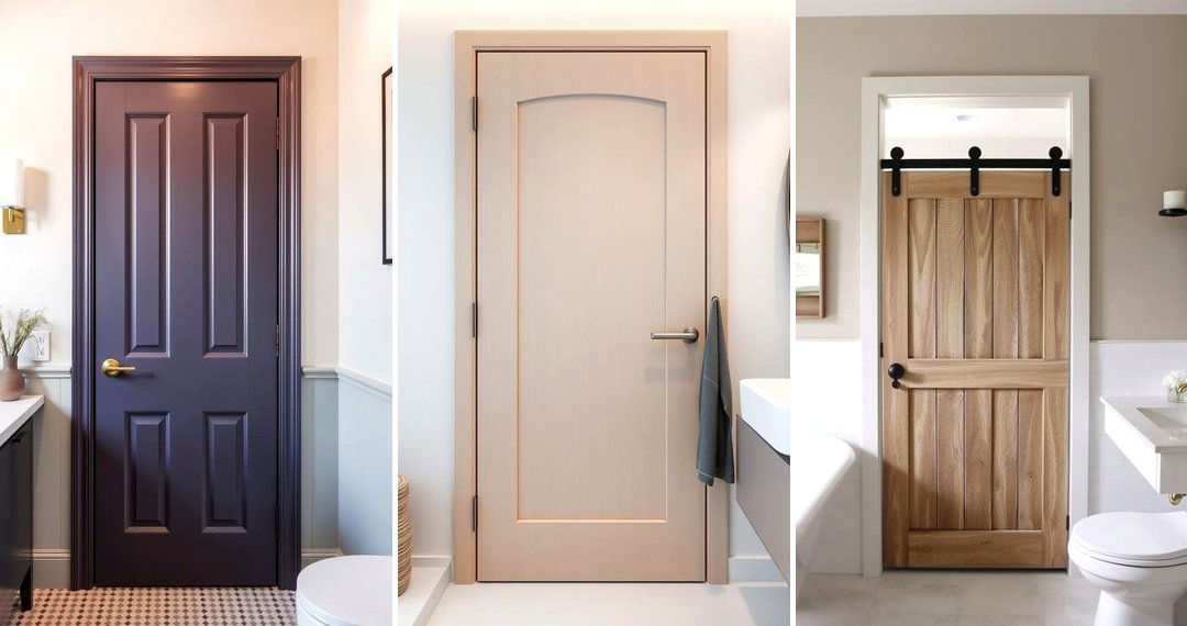 24 Bathroom Door Ideas for Privacy and Style