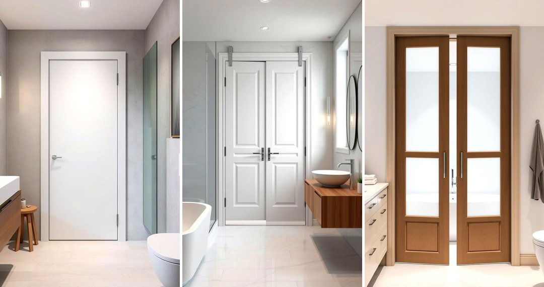 24 Space-Saving Bathroom Pocket Door Ideas for Modern Homes