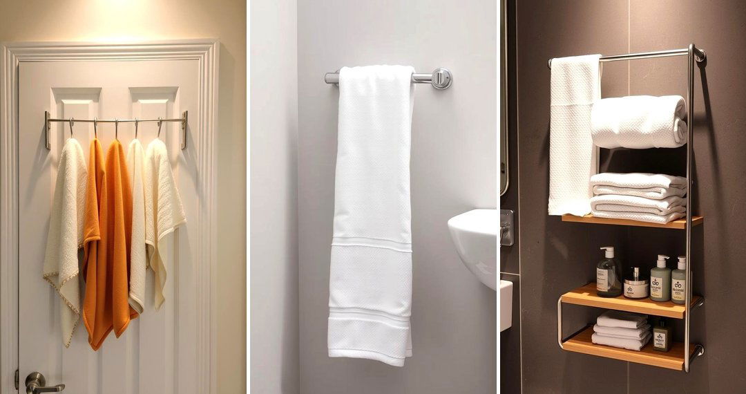 24 Bathroom Towel Rack Ideas for Stylish Storage