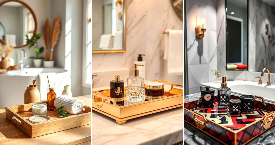 24 Bathroom Tray Ideas for Stylish Organization