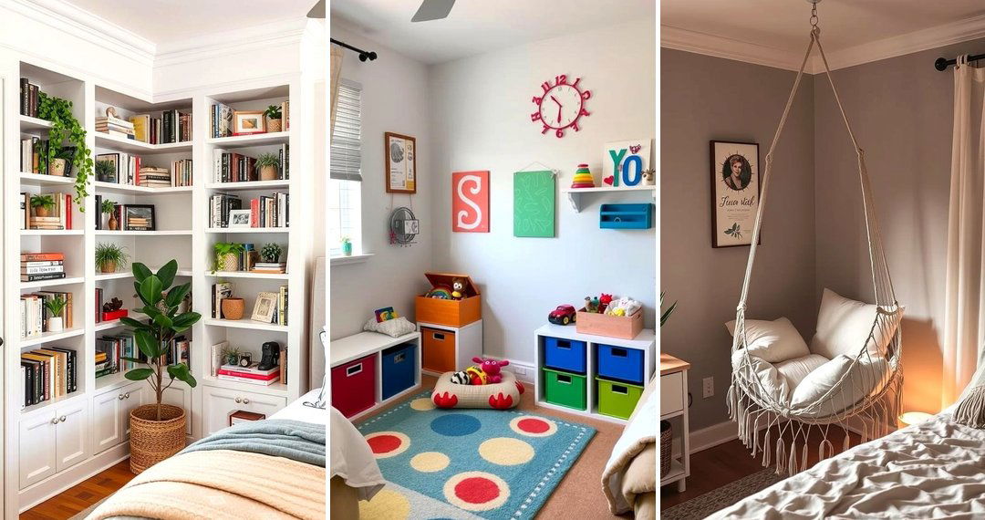 24 Bedroom Corner Ideas for Functional and Stylish Use