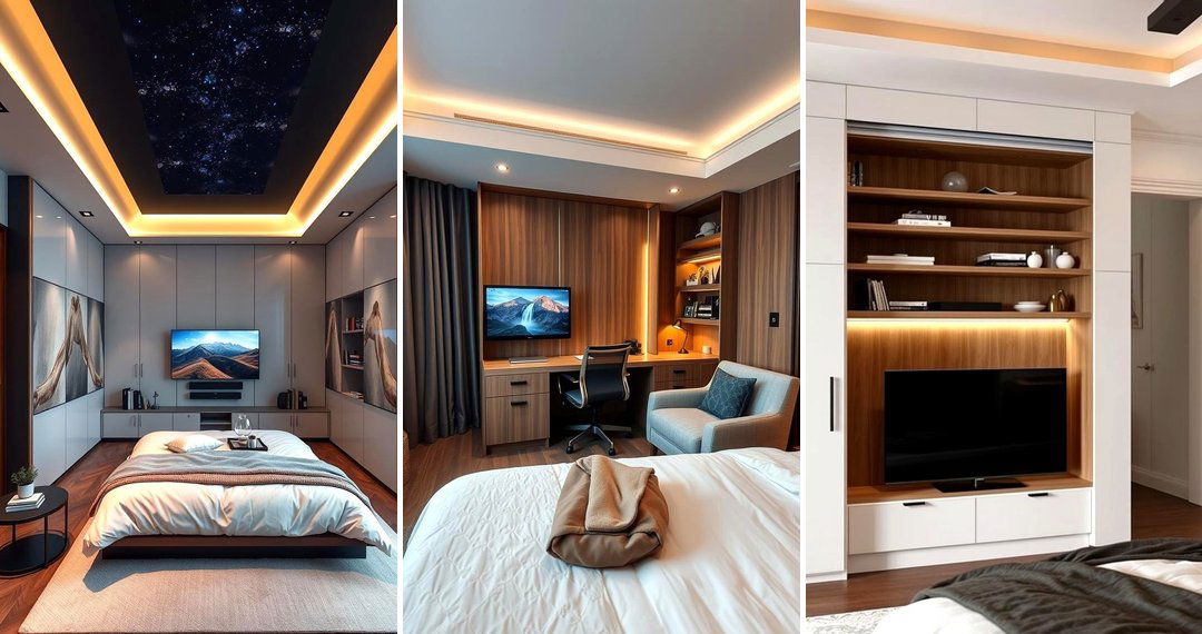 24 Bedroom TV Ideas for Stylish and Functional Entertainment