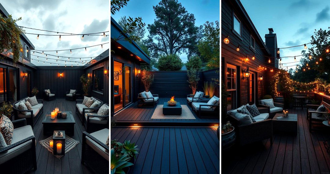 24 Black Deck Ideas to Elevate Your Outdoor Entertaining