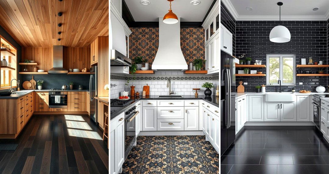 24 Black Floor Kitchen Ideas for Bold & Timeless Elegance