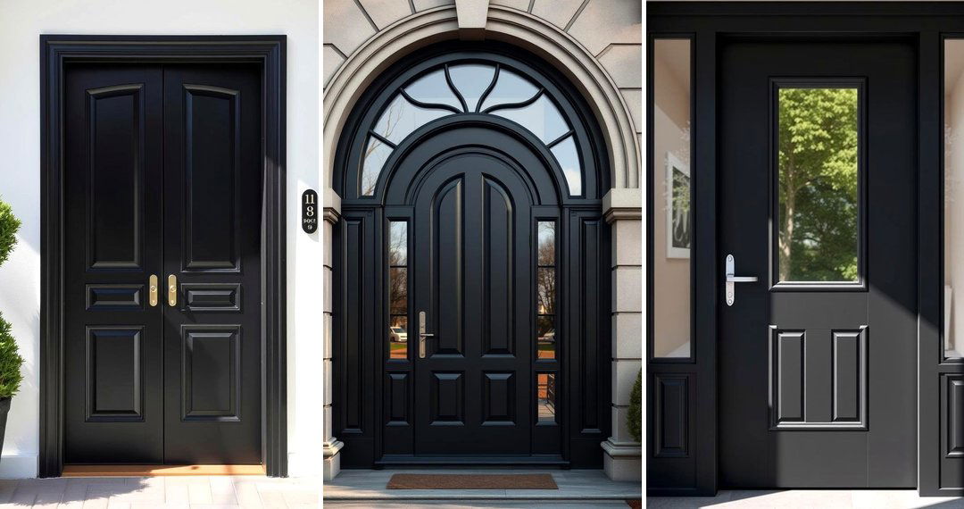 24 Black Front Door Ideas: Elegant Entryway Inspiration